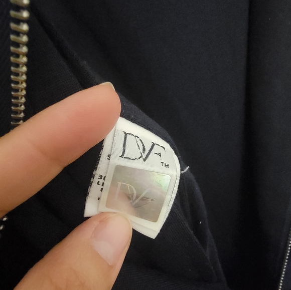 Pre-owned Diane Von Furstenberg Scotia Lace Skirt, Size 0, Navy - Picture 6 of 7